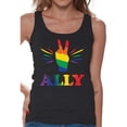 thumbnail image 1 of Awkward Styles LGBT Ally Tank Top Rainbow Ally Tanks for Women Proud Mom Sleeveless Shirt Friends of Gays Family of Gays Women's Tank Top, 1 of 4