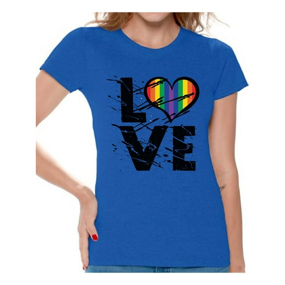 Awkward Styles LGBT Clothing Gay Rights Gay T-Shirt Love Shirt Lesbian Ladies T Shirt Lesbian Shirt for Women Gay Shirt for Women Gay Love Shirt Lesbian T-Shirt Stylish Shirts for Women Rights