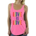 thumbnail image 1 of Awkward Styles LGBTQ Flag Sleeveless Shirt Love is Love Racerback Tank Tops Gay Rainbow Tee, 1 of 4