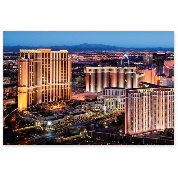 Awkward Styles Las Vegas City Lights American Trip Souvenirs for Art Lovers American Night View Unframed Poster Artwork Vintage Poster For Home Urban Poster Collection Printed Photo Artwork