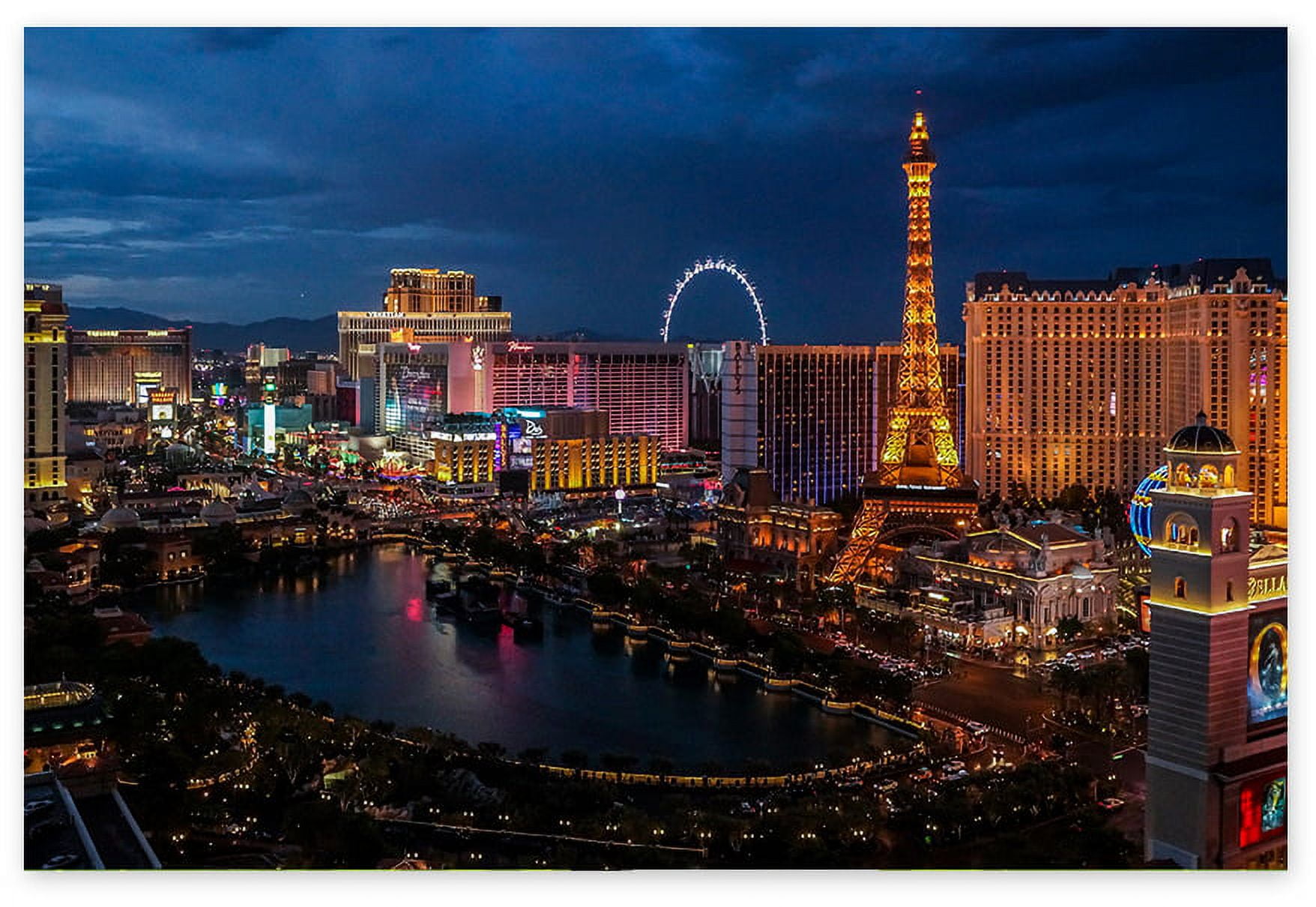 Awkward Styles Las Vegas Night View Wall Art Luxury Life Las Vegas