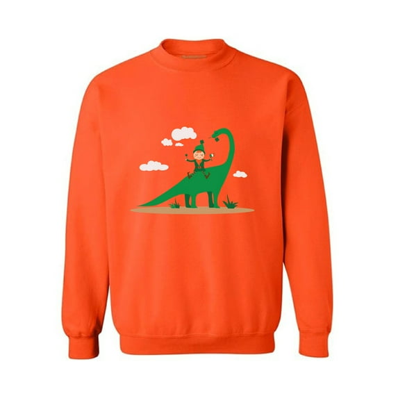 Awkward Styles Leprechaun and Dinosaur Sweatshirt St. Patrick's Day Sweater Irish Gifts Irish Sweatshirt Dinosaur Sweater Saint Patrick Sweatshirt St. Patrick's Day Outfit Gifts from Ireland