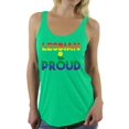 thumbnail image 1 of Awkward Styles Lesbian & Proud Sleeveless Shirt LGBTQ Racerback Tank Tops, 1 of 4