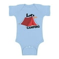 thumbnail image 1 of Awkward Styles Let's Go Camping Bodysuit Short Sleeve for Newborn Baby Gifts for 1 Year Old Baby Boy Baby Girl Camp Tent Outfit Funny Gifts for Nature Lover Cute Camper One Piece Top, 1 of 4