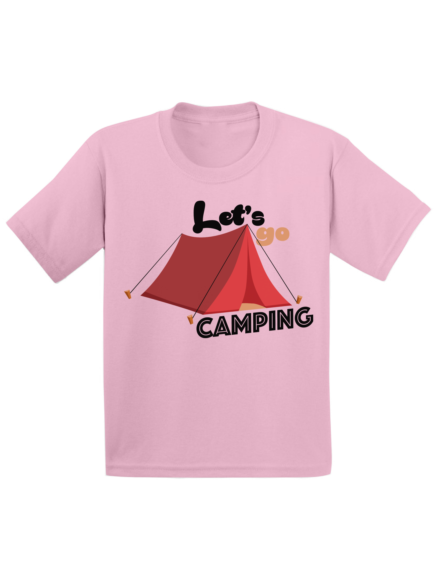 Awkward Styles Let's Go Camping Toddler Shirt Nature Lover Gifts Cute Camp Shirts for Boys Cute