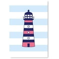 thumbnail image 1 of Awkward Styles Lighthouse Illustration Marine Poster Nautical Kids Room Prints Art Gifts for Kids Baby Room Design Funny Art for Kids Newborn Baby Room Wall Decor Sea Wallpapers Made in USA, 1 of 3