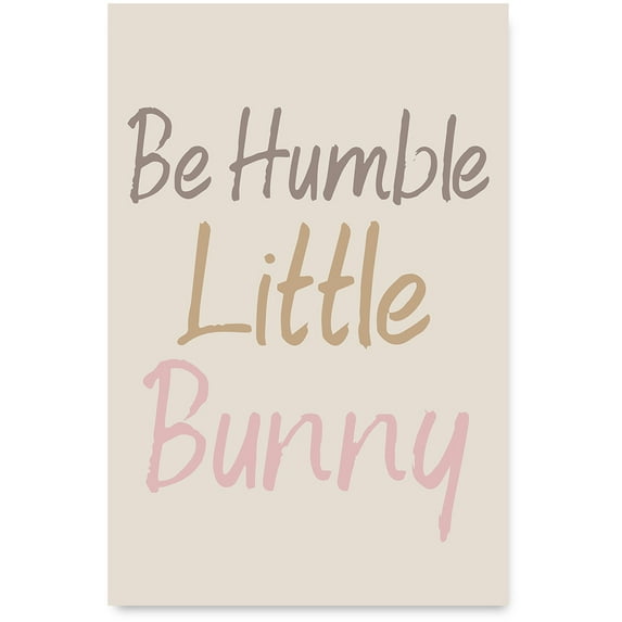 Awkward Styles Little Bunny Poster Picture Inspirational Wall Art Be Humble Little Bunny Animals Lovers Decor Gifts Unframed Poster Room Decor Poster Artwork Girls Room Wall Art Boys Room Poster