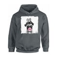 thumbnail image 1 of Awkward Styles Little Pug with Gum Hoodie Animal Hoodie for Woman Funny Animal Gifts Pug Clothing Cute Animals Best Unisex Gifts Cute Hoodie Crewneck Puppy Pug Blowing Gum Animal Themed Clothes, 1 of 5