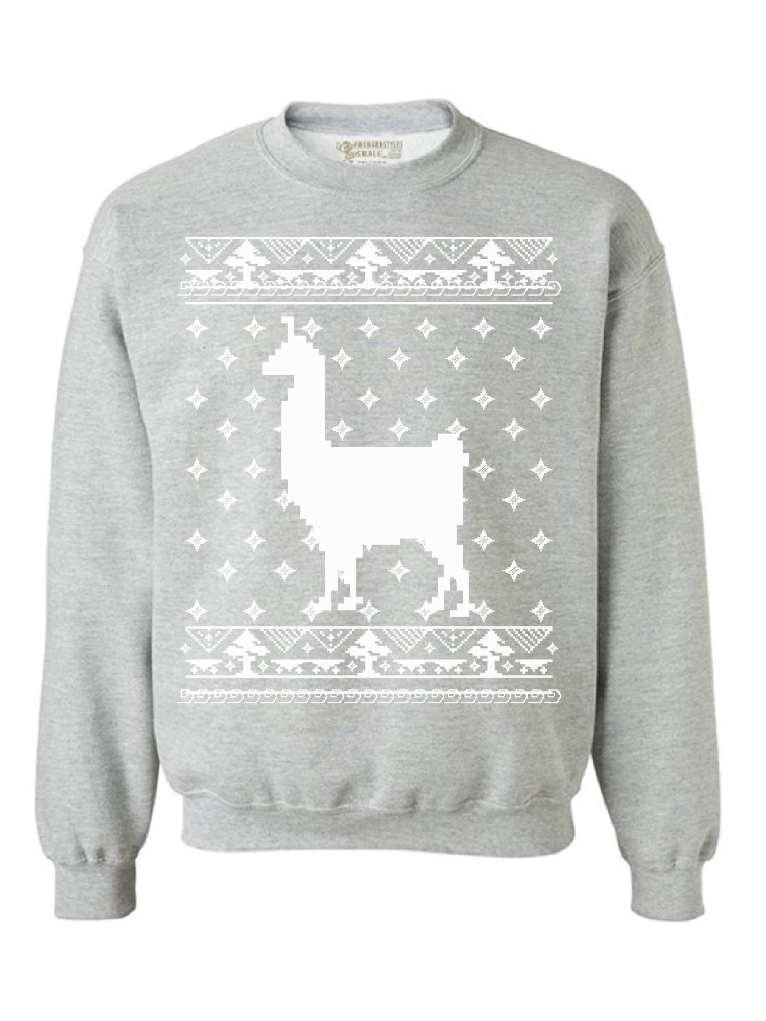 Awkward Styles Llama Christmas Sweatshirt Funny Christmas Llama Sweater ...