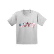 Awkward Styles Love Infant Tshirt Kids American Flag Love Shirt 4th of July Shirts for Baby Boy and Baby Girl Independence Day Gifts Cute USA Love Shirt for Infant American Kids Cute Patriotic Tshirt