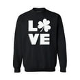 thumbnail image 1 of Awkward Styles Love Irish Shamrock Sweatshirt St. Patricks Day Gifts for Him Gifts for Her Irish Sweater for Women and Men Gifts for Proud Irish Shamrock Sweater Irish Pride St Patty Sweatshirt, 1 of 5