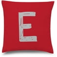 thumbnail image 1 of Awkward Styles Love Letters Decorative Pillow Covers Red E Throw Cushion Case, 1 of 2