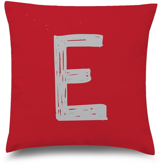 Awkward Styles Love Letters Decorative Pillow Covers Red E Throw Cushion Case