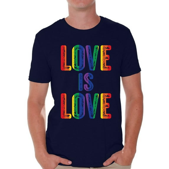 Awkward Styles Love is Love Shirts for Men Gay Shirt Love Shirt Clothing Gay T Shirt for Him Gay Pride Tshirt Love is Love Tshirt for Boyfriend Gay Gifts Gay Shirt for Husband