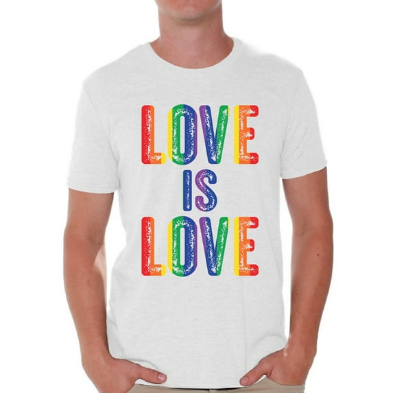Awkward Styles Love is Love Shirts for Men Gay Shirt Love Shirt Clothing Gay T Shirt for Him Gay Pride Tshirt Love is Love Tshirt for Boyfriend Gay Gifts Gay Shirt for Husband