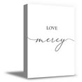 thumbnail image 1 of Awkward Styles Love Mercy Bible Verse Scripture Wall Art Bible Verse Vinyl Wall Art Bible Quotes Canvas Decor Holy Bible Ready to Hang Bible Verse Wall Decal Christian Home Decor Gifts for Christian, 1 of 7