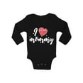 thumbnail image 1 of Awkward Styles Love Mommy Long Sleeve Baby Bodysuit Lovely Red Heart One Piece Babies Clothes I Love Mommy Baby Girl Clothing I Love Mommy Baby Boy Birthday Party Clothes Best Mom Ever Baby Bodysuit, 1 of 4