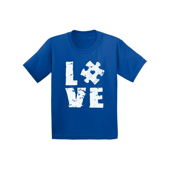 Awkward Styles Love Puzzle Toddler Shirt Autism Awareness Shirts for Kids Autism Love Puzzle T Shirt Autism Awareness Puzzle Tshirts for Kids Autism Toddler Shirts Autism Gifts for Boys and Girls