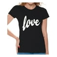thumbnail image 1 of Awkward Styles Love Shirt Love Tshirt for Women St.Valentines Day Shirt Love Gifts Valentines T shirt Women's Love T-Shirt Gift for Her Valentine Shirts for Women Birthday Gift Anniversary Gift, 1 of 4