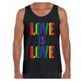 thumbnail image 1 of Awkward Styles Love is Love Tank Top for Men LGBTQ Muscle Shirt Gay Pride Tank Mens Love Is Love Graphic Tank Tops Love Graphic Tops, 1 of 4
