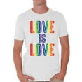 thumbnail image 1 of Awkward Styles Love is Love Shirt for Men LGBTQ Shirts Gay Pride Gifts for Him Mens Love Is Love Graphic Tshirt Tops Love Graphic Tshirt Tops, 1 of 4