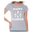 thumbnail image 1 of Awkward Styles Lovely Happy Shirt for Women Camper Women T-Shirt Camper T Shirt for Wife Happy Camper Shirt for Women Camping Clothes for Her Happy Camper Shirt for Girlfriend Camping Lovers Gifts, 1 of 5