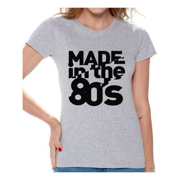 Awkward Styles Made in 80s Shirt 80s T Shirt 80s Birthday Shirt Womens 80s Accessories Retro Vintage Rock Concert T-Shirt 80s Costume 80s Clothes for Women 80s Outfit 80s Party