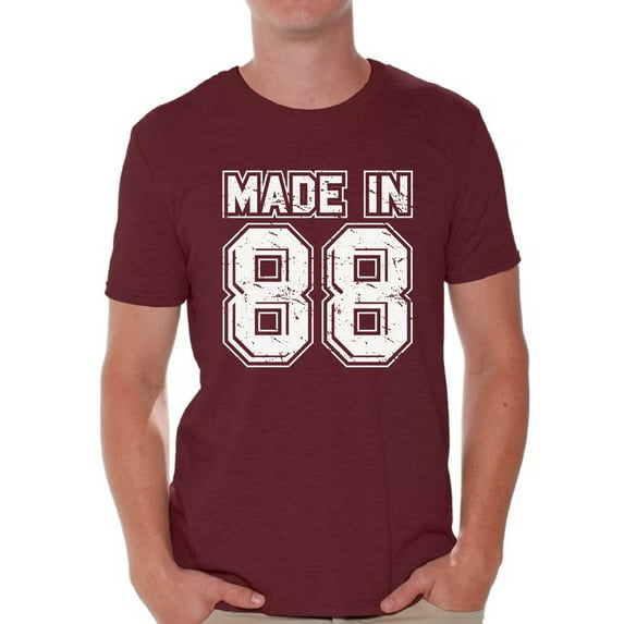 Awkward Styles Made In 88 Tshirt 30th Birthday Party Outfit for Men Born in 1988 Funny Birthday Shirts for Men 30th Birthday Shirt Funny Thirty Shirts Mens 30th Tshirt B-Day Party for Men 88 Shirt