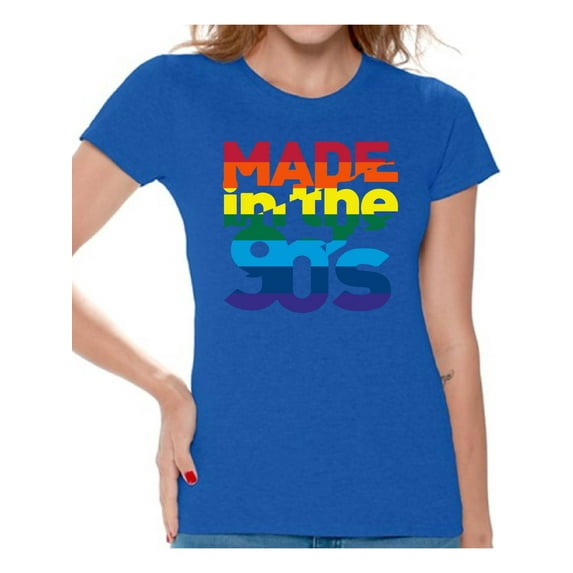 Awkward Styles Made in the 90s Women Shirt 90s Costume Rainbow 90s T shirt 90s T Shirt Rainbow Shirt 90s Birthday Shirt 90s Outfit Gay Pride Shirt 90s Rock T Shirt 90s Clothes for Women