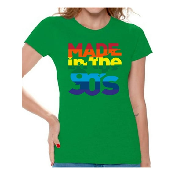 Awkward Styles Made in the 90s Women Shirt 90s Costume Rainbow 90s T shirt 90s T Shirt Rainbow Shirt 90s Birthday Shirt 90s Outfit Gay Pride Shirt 90s Rock T Shirt 90s Clothes for Women