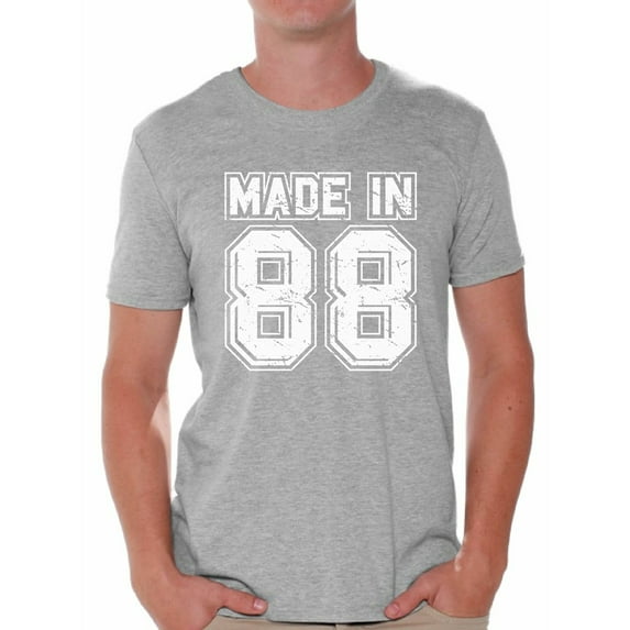 Awkward Styles Made In 88 Tshirt 30th Birthday Party Outfit for Men Born in 1988 Funny Birthday Shirts for Men 30th Birthday Shirt Funny Thirty Shirts Mens 30th Tshirt B-Day Party for Men 88 Shirt