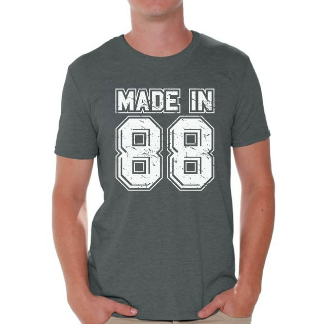 Awkward Styles Made In 88 Tshirt 30th Birthday Party Outfit for Men Born in 1988 Funny Birthday Shirts for Men 30th Birthday Shirt Funny Thirty Shirts Mens 30th Tshirt B-Day Party for Men 88 Shirt