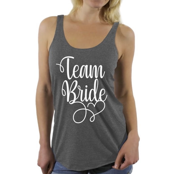 Awkward Styles Maid of Honor Bride Tanks Team Bride Tops for Bachelorette Party Racerback Bride Tank Tops Bride BFF Gifts for Bridesmaid Tops Bride Crew Before Wedding Party Bridal Party Gifts