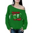 thumbnail image 1 of Awkward Styles Mama Elf Christmas Sweatshirt Mama Elf Off the Shoulder Sweatshirt Sweater Funny Elf Xmas Slouchy Oversized Sweatshirt Off the Shoulder Top Elf Christmas Sweater Gift for Mom, 1 of 4