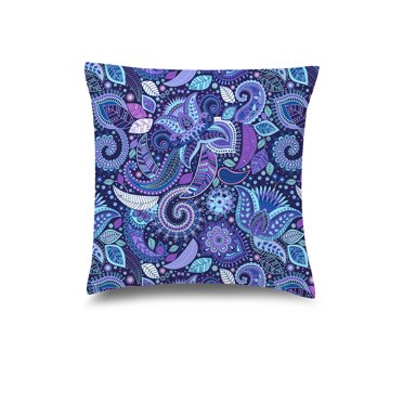 Awkward Styles Mandala Decorative Pillow Covers Blue Floral Throw Cushion Case