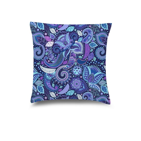 Awkward Styles Mandala Decorative Pillow Covers Blue Floral Throw Cushion Case
