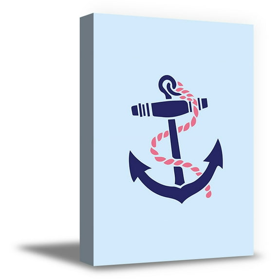Awkward Styles Marine Framed Canvas Art Nautical Kids Room Prints Art Gifts for Kids Baby Room Design Funny Art for Kids Art Newborn Baby Room Wall Decor Sea Wallpapers Made in USA Wall Decor