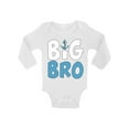 thumbnail image 1 of Awkward Styles Marine Romper for Boy Anchor Romper Baby Items for Boys Big Brother Outfit Anchor Clothing Pregnancy Announcement Romper for Newborn Baby Big Bro One Piece Anchor Clothes Collection, 1 of 4