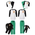 thumbnail image 1 of Awkward Styles Matching Christmas Pajamas Set Green Funny Gingerbread Family Sleepwear, 1 of 7