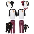 thumbnail image 1 of Awkward Styles Matching Christmas Pajamas Set Red Funny Gingerbread Family Sleepwear, 1 of 7