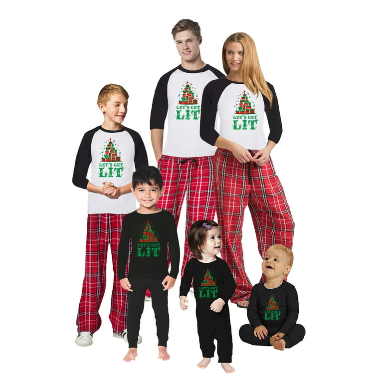 Get lit christmas pajamas sale