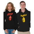 thumbnail image 1 of Awkward Styles Matching Couple Hoodies Valentine's Day Collection Matching Hoodie Sweaters His and Hers Gifts Funny Ketchup Mustard Couples Hoodie Valentines Cute Matching Outfits for Couples, 1 of 5