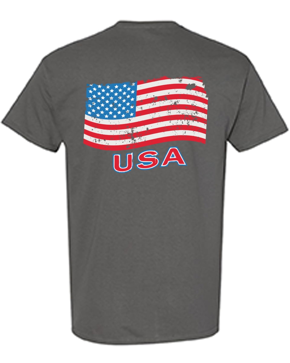 Awkward Styles Memorial Day Pro America T shirt for Men Stripes and