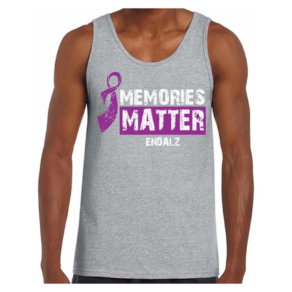 Awkward Styles Memories Matter Shirts Alzheimer Awareness Clothing for Men Endalz Tank Top for Men Alzheimer Shirts Alzheimers Awareness Clothes for Men Alzheimer Tank Top Endalz Tshirt Endalz Gifts