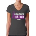 thumbnail image 1 of Awkward Styles Memories Matter V Neck T-Shirt Endalz Shirts Alzheimers Clothes for Women Endalz T-Shirt Alzheimer Tshirt for Ladies Endalz Gifts Alzheimer Shirts Alzheimer Clothing Collection, 1 of 4