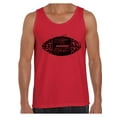 thumbnail image 1 of Awkward Styles Men's American Football Dad Sport Vintage Graphic Tank Tops Black Father's Day Gift, 1 of 4