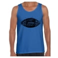 thumbnail image 1 of Awkward Styles Men's American Football Dad Sport Vintage Graphic Tank Tops Black Father's Day Gift, 1 of 4