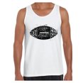 thumbnail image 1 of Awkward Styles Men's American Football Dad Sport Vintage Graphic Tank Tops Black Father's Day Gift, 1 of 4