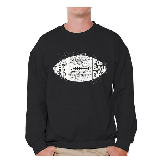 Awkward Styles Men's American Football Dad Vintage Graphic Sweatshirt Tops White Sporty Father's Day Gift