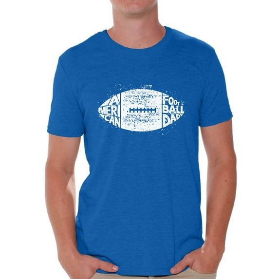 Awkward Styles Men's American Football Dad Vintage Graphic T-shirt Tops White Sporty Father's Day Gift